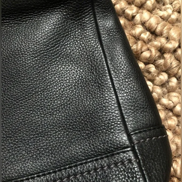 Coach Black Pebbled Leather Hobo Shoulder Bag - Picture 5 of 14